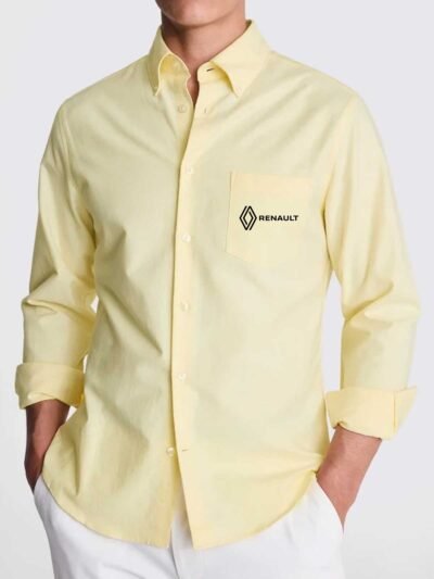 Baskılı Sarı Gömlek