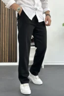 Keten Pantolon Siyah