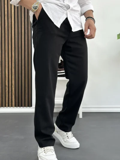 Keten Pantolon Siyah